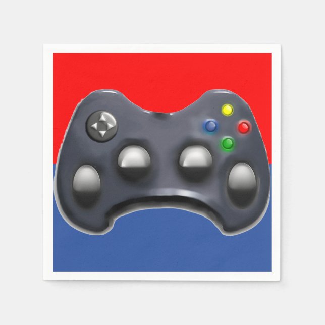 Serviette En Papier Partie de jeu vidéo (Devant)