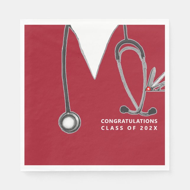Serviette En Papier Partie de l'infirmière de la RN (Devant)