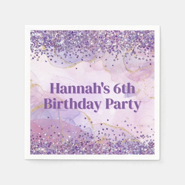 Serviette En Papier Partie de peinture à l'aquarelle Abstraite (Devant)