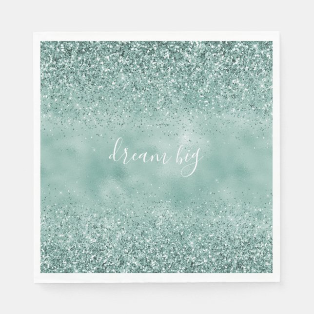 Serviette En Papier Parties scintillant Glam Glitz (Devant)