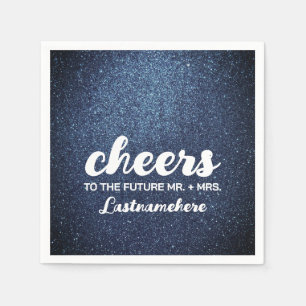 Serviette En Papier Parties scintillant moderne Glam Sparkle Future Mm
