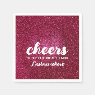 Serviette En Papier Parties scintillant moderne Glam Sparkle Future Mm