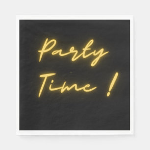 Serviette En Papier Party Time