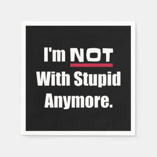 Serviette En Papier Pas avec des imbéciles plus amusants rompre le di