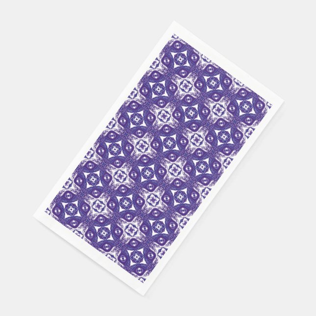 Serviette En Papier Passion violette la première (Coin)
