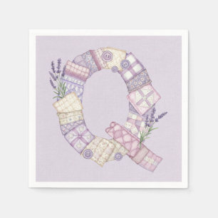Serviette En Papier Pastel Patchwork, par Natasha Us
