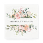 Pastel Pink Blush Rose Floral Mariage botanique