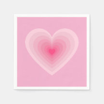 Pastel Pink Heart Design - Symbole d'amour moderne