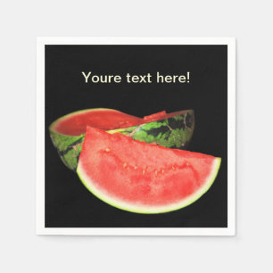 Serviette En Papier Pastèque rouge