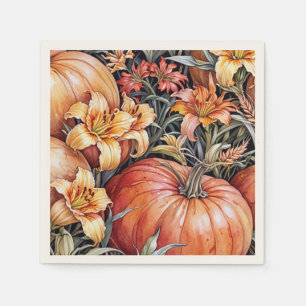 Serviette En Papier Patch citrouille et Floormat Daylilies