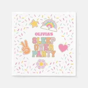 Serviette En Papier Patch Preppy Sleepover Anniversaire