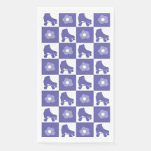 Patinage derby à rouleaux À damiers violet