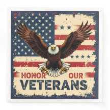 Patriotic American Eagle Honor Our Veterans