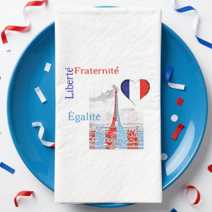 Serviette En Papier Patriotique français