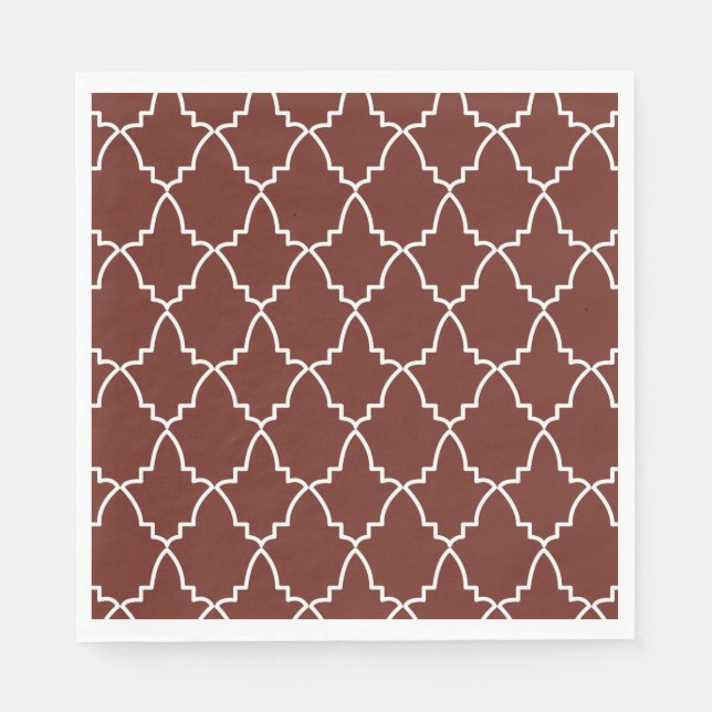 Serviette En Papier Patters de Burgundy (Devant)