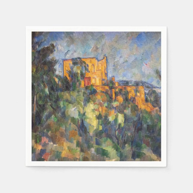 Serviette En Papier Paul Cezanne - Château Noir (Devant)
