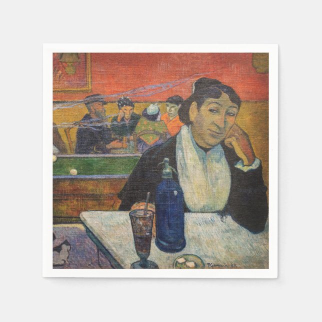 Serviette En Papier Paul Gauguin - Le Night Café, Arles (Devant)