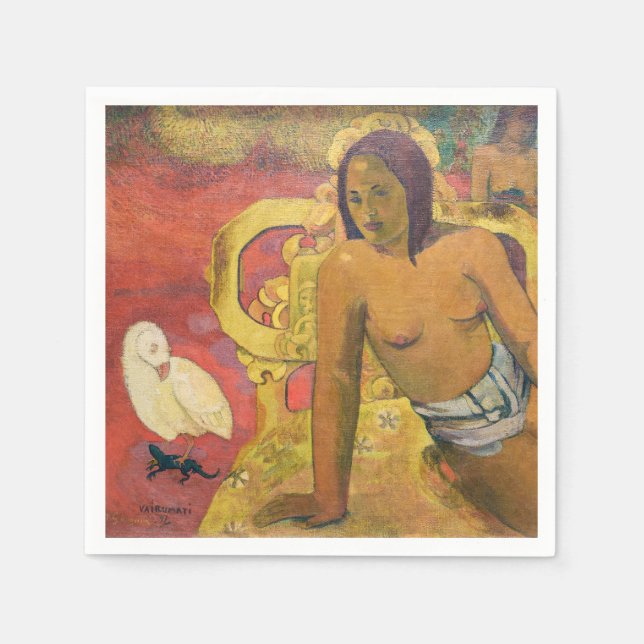 Serviette En Papier Paul Gauguin - Vairumati (Devant)
