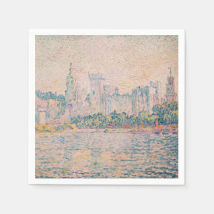 Serviette En Papier Paul Signac - Avignon, matin