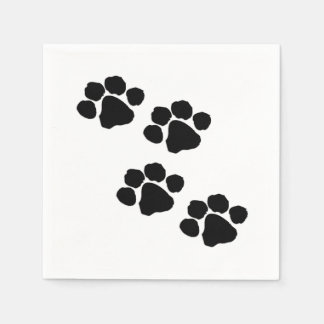 Serviette En Papier Paw Prints pour les animaux