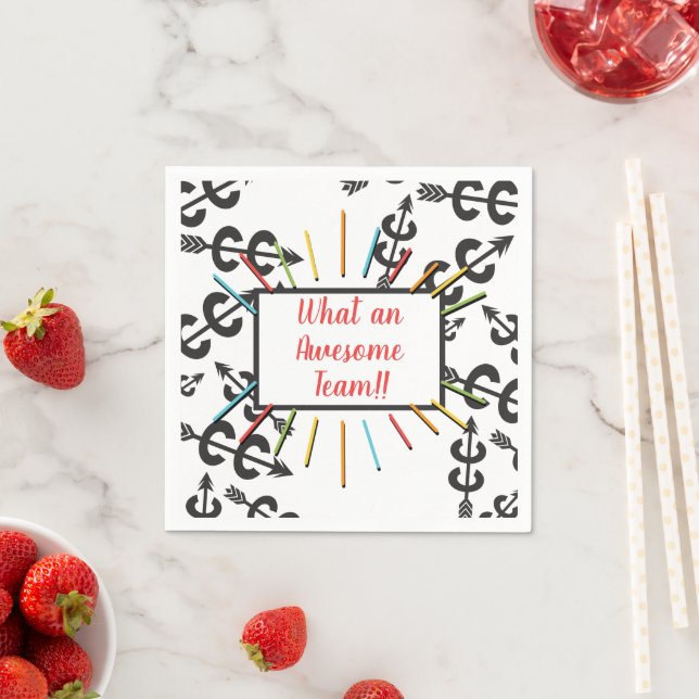 Serviette En Papier Pays de la Croix (En situation)