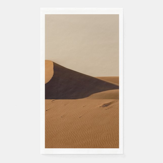 Serviette En Papier Paysage du désert des dunes de sable (Devant)