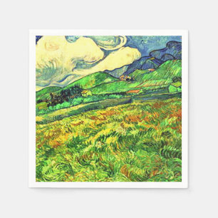 Serviette En Papier Paysage rustique et élégant à Saint Remy Peinture