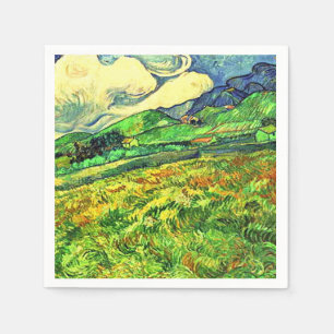Serviette En Papier Paysage rustique et élégant à Saint Remy Peinture
