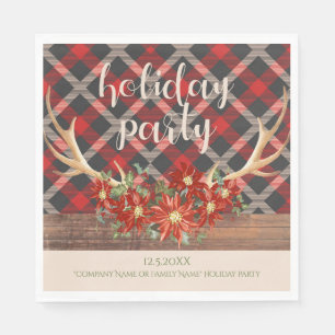 Serviette En Papier Peace Hope et Love Holiday Unicorn