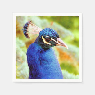 SERVIETTE EN PAPIER PEACOCK