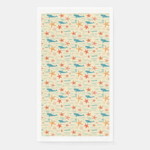 Serviette En Papier Peau caressée par le soleil, vagues océaniques, am