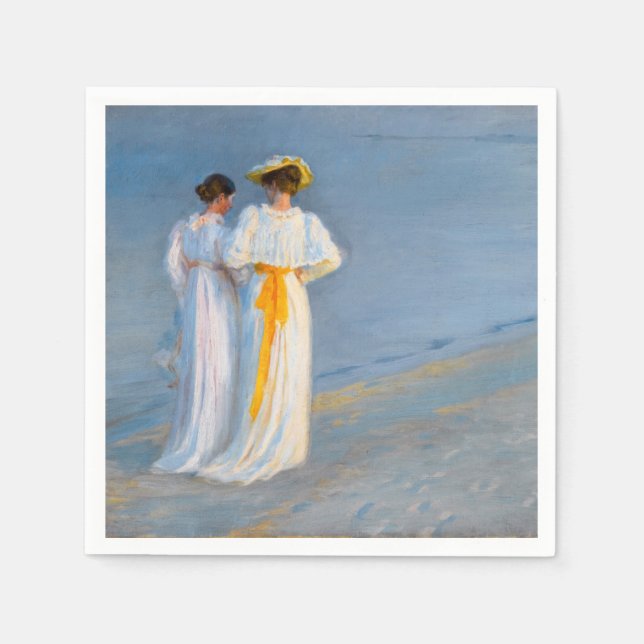 Serviette En Papier Peder Severin Kroyer - Anna Ancher & Marie Kroyer (Devant)