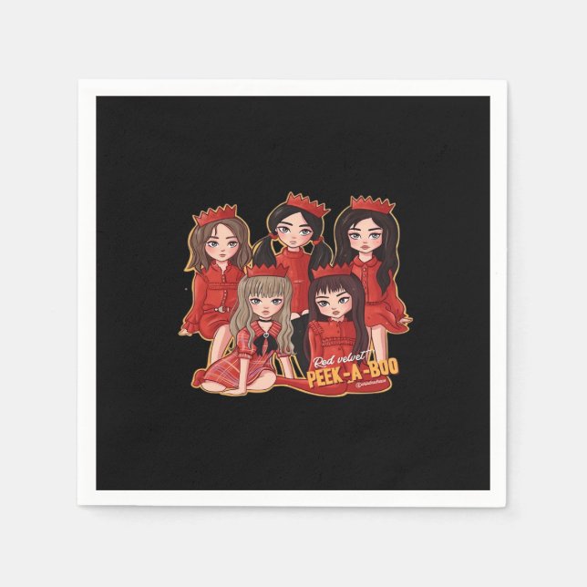 Serviette En Papier Peekaboo Cosy Automne (Devant)