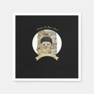 Serviette En Papier Peekaboo Mème Design Pour Halloween