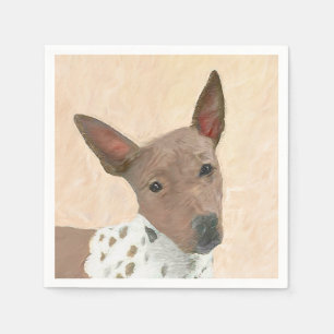 Serviette En Papier Peinture américaine sans poil Terrier - Chien Art