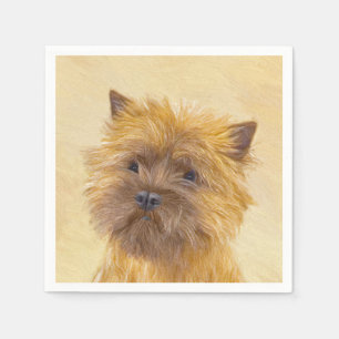 Serviette En Papier Peinture de Cairn Terrier - Cute Original Chien Ar