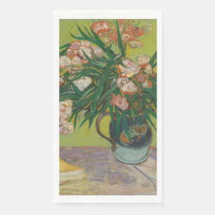 Serviette En Papier Peinture de fleur d'oléandre de Vincent Van Gogh