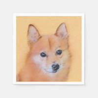 Peinture finlandaise Spitz - Jote Original Chien A