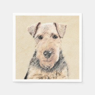 Serviette En Papier Peinture galloise Terrier - Cute Original Chien Ar