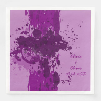 Serviette En Papier Peinture violette