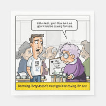 Pendny 40e anniversaire de fête serviettes