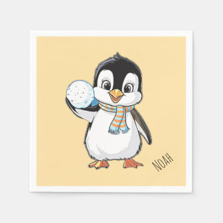 Serviette En Papier Penguin day celebrating-20 january or any