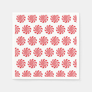 Serviette En Papier Peppermenthe dure Candy Design Papier Napkin