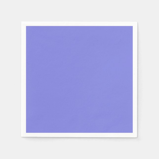 Serviette En Papier Périwinkle foncé violet (Devant)