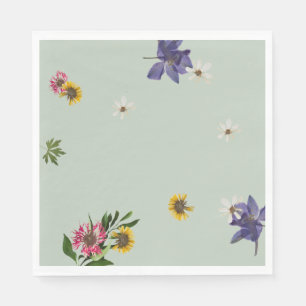Serviette En Papier Personnalisé Lilac Sage Floral Jardin Partie Napki