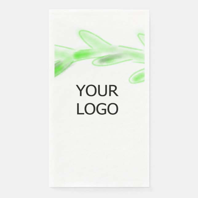 Serviette En Papier personnaliser ajouter votre logo personnalisé nom  (Devant)