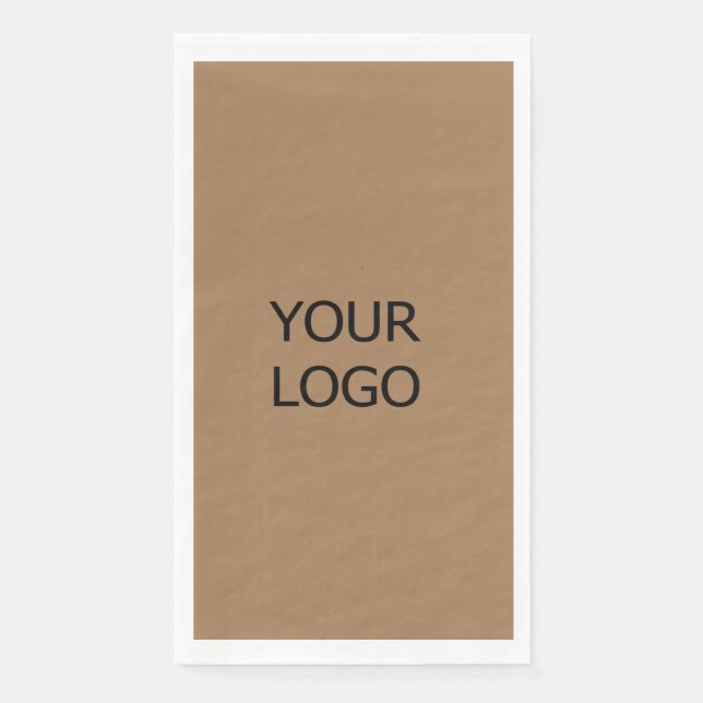 Serviette En Papier personnaliser ajouter votre logo personnalisé nom  (Devant)