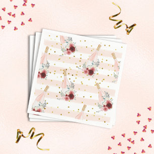 Serviette En Papier Pétales et Fête des mariées de poursuites