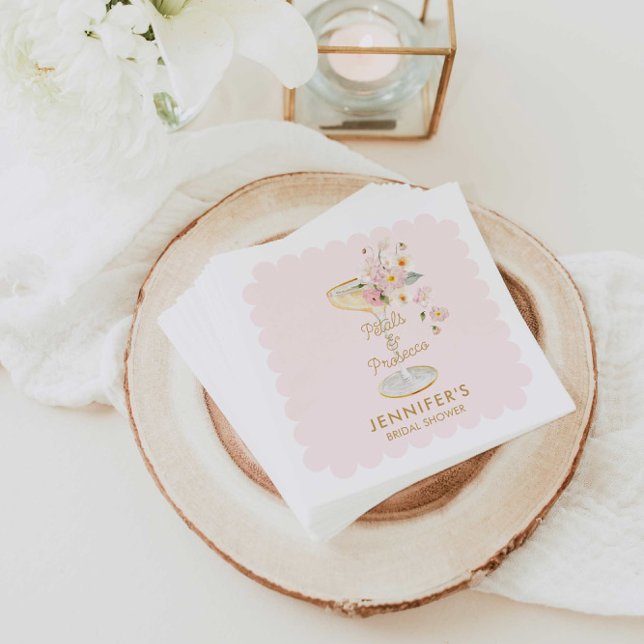 Serviette En Papier Pétales et Fête des mariées de poursuites Personna (Créateur téléchargé)