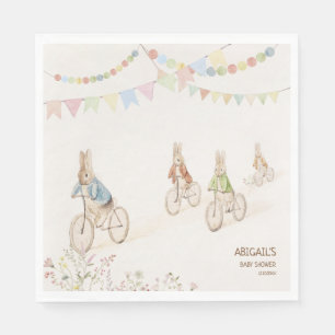 Serviette En Papier Peter le lapin lapin Baby shower neutre entre les